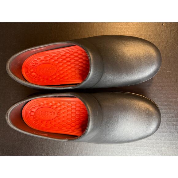 Crocs Women's Black Neria Pro II Clogs Slip Resistant Work Shoes 10 W Comfort - Picture 6 of 8